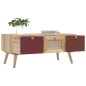 Tavolino da Salotto con Cassetti 80x40x35,5cm Legno Multistrato Tavolino da Salotto con Cassetti 80x40x35,5cm Legno Multistrato