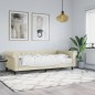 vidaXL Divano Letto con Materasso Crema 90x200 cm in Similpelle vidaXL Divano Letto con Materasso Crema 90x200 cm in Similpelle