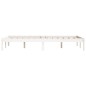 vidaXL Giroletto Bianco 135x190 cm Legno Massello di Pino 4FT6 Double vidaXL Giroletto Bianco 135x190 cm Legno Massello di Pino 4FT6 Double