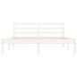 vidaXL Giroletto Bianco 140x200 cm in Legno Massello di Pino vidaXL Giroletto Bianco 140x200 cm in Legno Massello di Pino