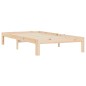 vidaXL Giroletto 90x190 cm in Legno Massello di Pino 3FT Single vidaXL Giroletto 90x190 cm in Legno Massello di Pino 3FT Single