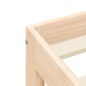 vidaXL Giroletto 140x190 cm in Legno Massello di Pino vidaXL Giroletto 140x190 cm in Legno Massello di Pino