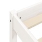vidaXL Giroletto Bianco 120x190cm Legno Massello Pino 4FT Small Double vidaXL Giroletto Bianco 120x190cm Legno Massello Pino 4FT Small Double