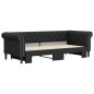 vidaXL Divano Letto con Letto Estraibile Nero 90x200 cm in Similpelle vidaXL Divano Letto con Letto Estraibile Nero 90x200 cm in Similpelle