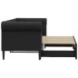 vidaXL Divano Letto con Letto Estraibile Nero 90x200 cm in Similpelle vidaXL Divano Letto con Letto Estraibile Nero 90x200 cm in Similpelle