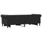 vidaXL Divano Letto con Letto Estraibile Nero 90x200 cm in Similpelle vidaXL Divano Letto con Letto Estraibile Nero 90x200 cm in Similpelle
