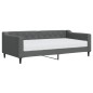 vidaXL Divano Letto con Materasso Grigio Scuro 90x190 cm in Tessuto vidaXL Divano Letto con Materasso Grigio Scuro 90x190 cm in Tessuto