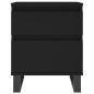 vidaXL Comodini 2pz Neri 40x35x50 cm in Legno Multistrato vidaXL Comodini 2pz Neri 40x35x50 cm in Legno Multistrato