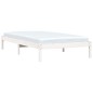 vidaXL Giroletto Bianco 90x190 cm in Legno Massello di Pino 3FT Single vidaXL Giroletto Bianco 90x190 cm in Legno Massello di Pino 3FT Single