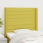 Testiera ad Orecchio Verde 93x16x118/128 cm in Tessuto Testiera ad Orecchio Verde 93x16x118/128 cm in Tessuto