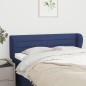 Testiera ad Orecchio Blu 147x23x78/88cm in Tessuto Testiera ad Orecchio Blu 147x23x78/88cm in Tessuto