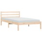 vidaXL Giroletto 90x190 cm in Legno Massello di Pino 3FT Single