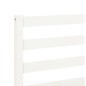 vidaXL Giroletto Bianco 135x190 cm Legno Massello di Pino 4FT6 Double vidaXL Giroletto Bianco 135x190 cm Legno Massello di Pino 4FT6 Double
