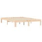 vidaXL Giroletto 120x190 cm Legno Massello di Pino 4FT Small Double vidaXL Giroletto 120x190 cm Legno Massello di Pino 4FT Small Double