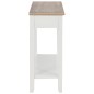 vidaXL Tavolo Consolle Bianco 110x35x80 cm in Legno vidaXL Tavolo Consolle Bianco 110x35x80 cm in Legno