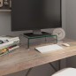 vidaXL Mobile/Rialzo porta TV in Vetro Bianco 40x25x11 cm vidaXL Mobile/Rialzo porta TV in Vetro Bianco 40x25x11 cm