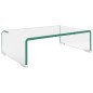 vidaXL Mobile/Rialzo porta TV in Vetro Bianco 40x25x11 cm vidaXL Mobile/Rialzo porta TV in Vetro Bianco 40x25x11 cm