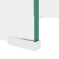 vidaXL Mobile/Rialzo porta TV in Vetro Bianco 40x25x11 cm vidaXL Mobile/Rialzo porta TV in Vetro Bianco 40x25x11 cm