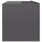 vidaXL Mobile Porta TV Grigio Lucido 100x30x30 cm in Truciolato vidaXL Mobile Porta TV Grigio Lucido 100x30x30 cm in Truciolato