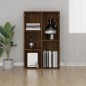 Libreria/Credenza Rovere Marrone 50x25x80 cm Legno Multistrato Libreria/Credenza Rovere Marrone 50x25x80 cm Legno Multistrato
