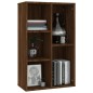 Libreria/Credenza Rovere Marrone 50x25x80 cm Legno Multistrato Libreria/Credenza Rovere Marrone 50x25x80 cm Legno Multistrato