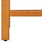 vidaXL Scarpiera con 4 Ripiani 50x27x80 cm in Legno Massello di Rovere vidaXL Scarpiera con 4 Ripiani 50x27x80 cm in Legno Massello di Rovere