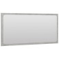 vidaXL Set Mobili da Bagno Grigio Cemento in Legno Multistrato
