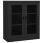 vidaXL Armadio Ufficio con Fioriera Antracite 90x40x128 cm in Acciaio vidaXL Armadio Ufficio con Fioriera Antracite 90x40x128 cm in Acciaio