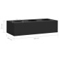 vidaXL Armadio Ufficio con Fioriera Antracite 90x40x128 cm in Acciaio vidaXL Armadio Ufficio con Fioriera Antracite 90x40x128 cm in Acciaio