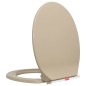 vidaXL Copriwater Chiusura Ammortizzata e Sgancio Rapido Beige Ovale vidaXL Copriwater Chiusura Ammortizzata e Sgancio Rapido Beige Ovale