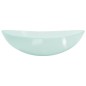vidaXL Lavandino in Vetro Temperato 54,5x35x15,5 cm Smerigliato