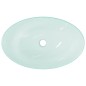 vidaXL Lavandino in Vetro Temperato 54,5x35x15,5 cm Smerigliato