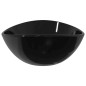 vidaXL Lavandino in Vetro Temperato 54,5x35x15,5 cm Nero vidaXL Lavandino in Vetro Temperato 54,5x35x15,5 cm Nero