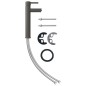 vidaXL Lavandino con Rubinetto e Piletta in Vetro Temperato Satinato vidaXL Lavandino con Rubinetto e Piletta in Vetro Temperato Satinato