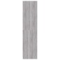Armadio Grigio Sonoma 100x50x200 cm in Legno Multistrato