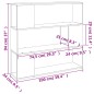 Libreria/Divisorio Grigio Sonoma 100x24x94 cm Libreria/Divisorio Grigio Sonoma 100x24x94 cm