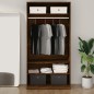 Armadio Rovere Marrone 100x50x200 cm in Legno Multistrato Armadio Rovere Marrone 100x50x200 cm in Legno Multistrato