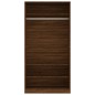 Armadio Rovere Marrone 100x50x200 cm in Legno Multistrato Armadio Rovere Marrone 100x50x200 cm in Legno Multistrato