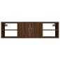 vidaXL Mensola a Muro Rovere Marrone 102x30x29 cm Legno Multistrato vidaXL Mensola a Muro Rovere Marrone 102x30x29 cm Legno Multistrato