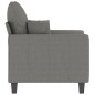 vidaXL Poltrona Grigio Scuro 60 cm in Tessuto vidaXL Poltrona Grigio Scuro 60 cm in Tessuto