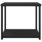 Tavolino Nero 55x45x49 cm in Polyrattan Tavolino Nero 55x45x49 cm in Polyrattan