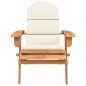 vidaXL Sedia Adirondack da Giardino con Cuscini Legno Massello Acacia
