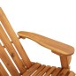 vidaXL Sedia Adirondack da Giardino con Cuscini Legno Massello Acacia