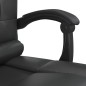 vidaXL Poltrona da Ufficio Massaggiante Reclinabile Nera in Similpelle vidaXL Poltrona da Ufficio Massaggiante Reclinabile Nera in Similpelle