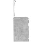 Toeletta con LED Grigio Cemento 90x50x132,5 Legno Multistrato Toeletta con LED Grigio Cemento 90x50x132,5 Legno Multistrato