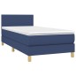 vidaXL Letto a Molle con Materasso e LED Blu 90x190 cm in Tessuto vidaXL Letto a Molle con Materasso e LED Blu 90x190 cm in Tessuto