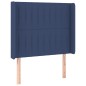 vidaXL Letto a Molle con Materasso e LED Blu 90x190 cm in Tessuto vidaXL Letto a Molle con Materasso e LED Blu 90x190 cm in Tessuto