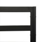 vidaXL Sedia da Giardino con Cuscini Grigi 76x76x79 cm Acciaio