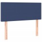 vidaXL Giroletto a Molle con Materasso Blu 90x190 cm in Tessuto