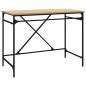 Scrivania Rovere Sonoma 100x50x75 cm Legno Multistrato e Ferro Scrivania Rovere Sonoma 100x50x75 cm Legno Multistrato e Ferro